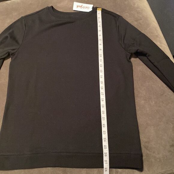 Kids Cat & Jack Black/Ebony Sweater Size XXL (18) Husky NWT - Picture 4 of 7